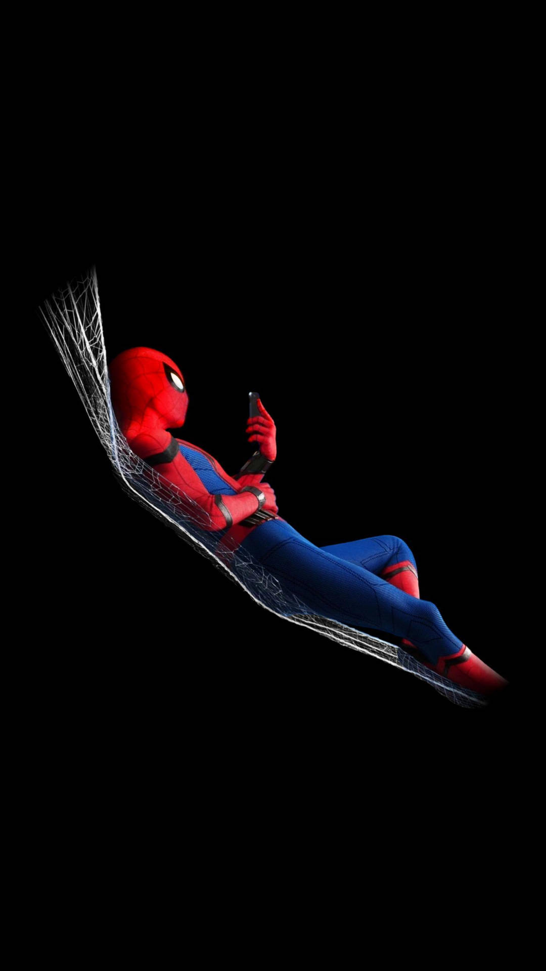 Super Amoled Lounging Spiderman Background