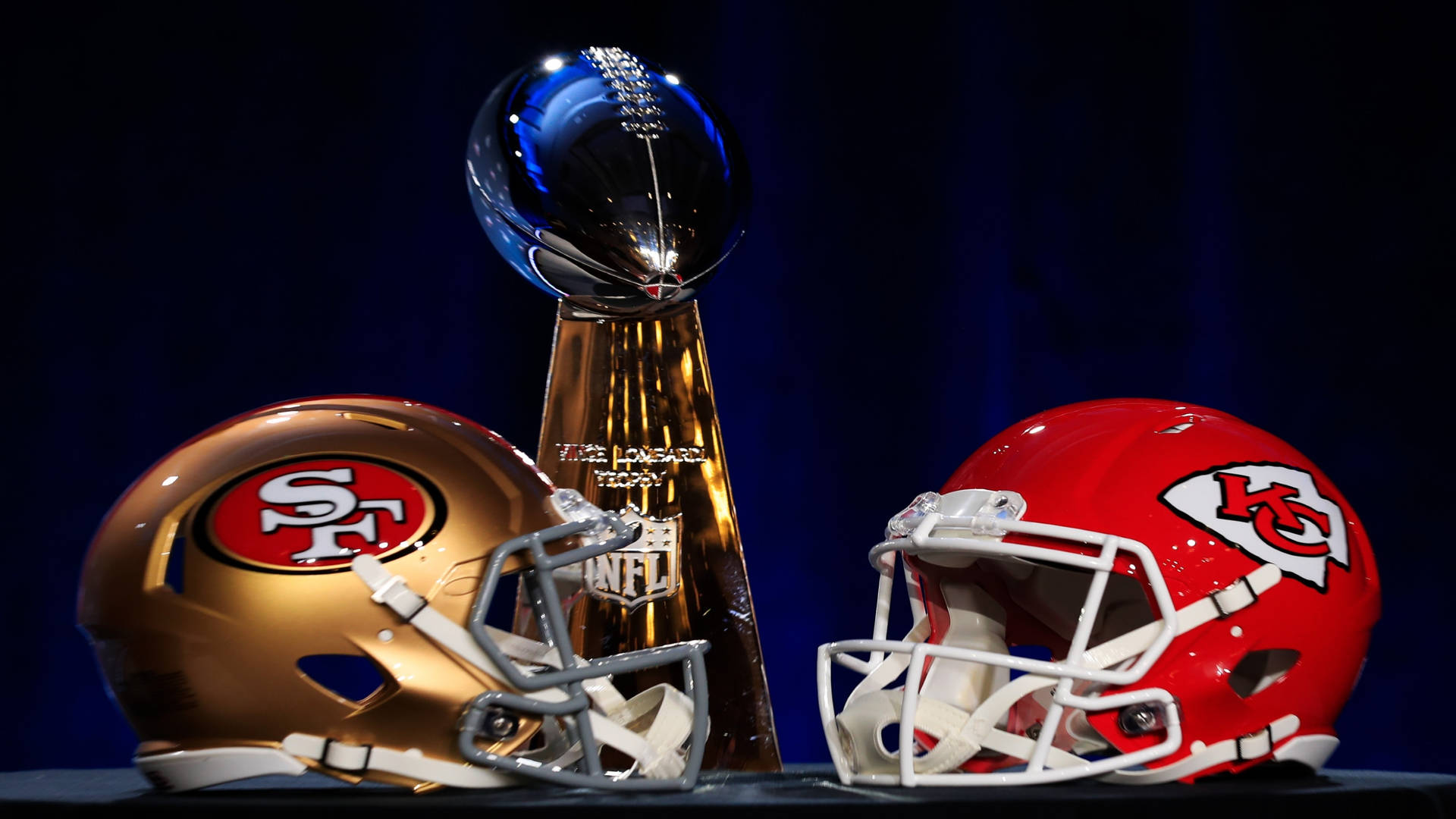 Super Bowl 2020 Lombardi Trophy Background