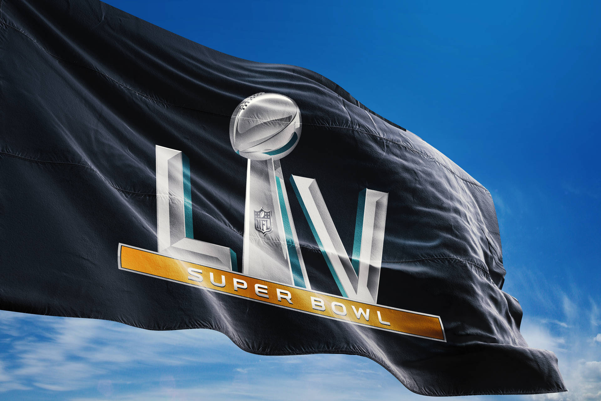 Super Bowl Lv Flag Background