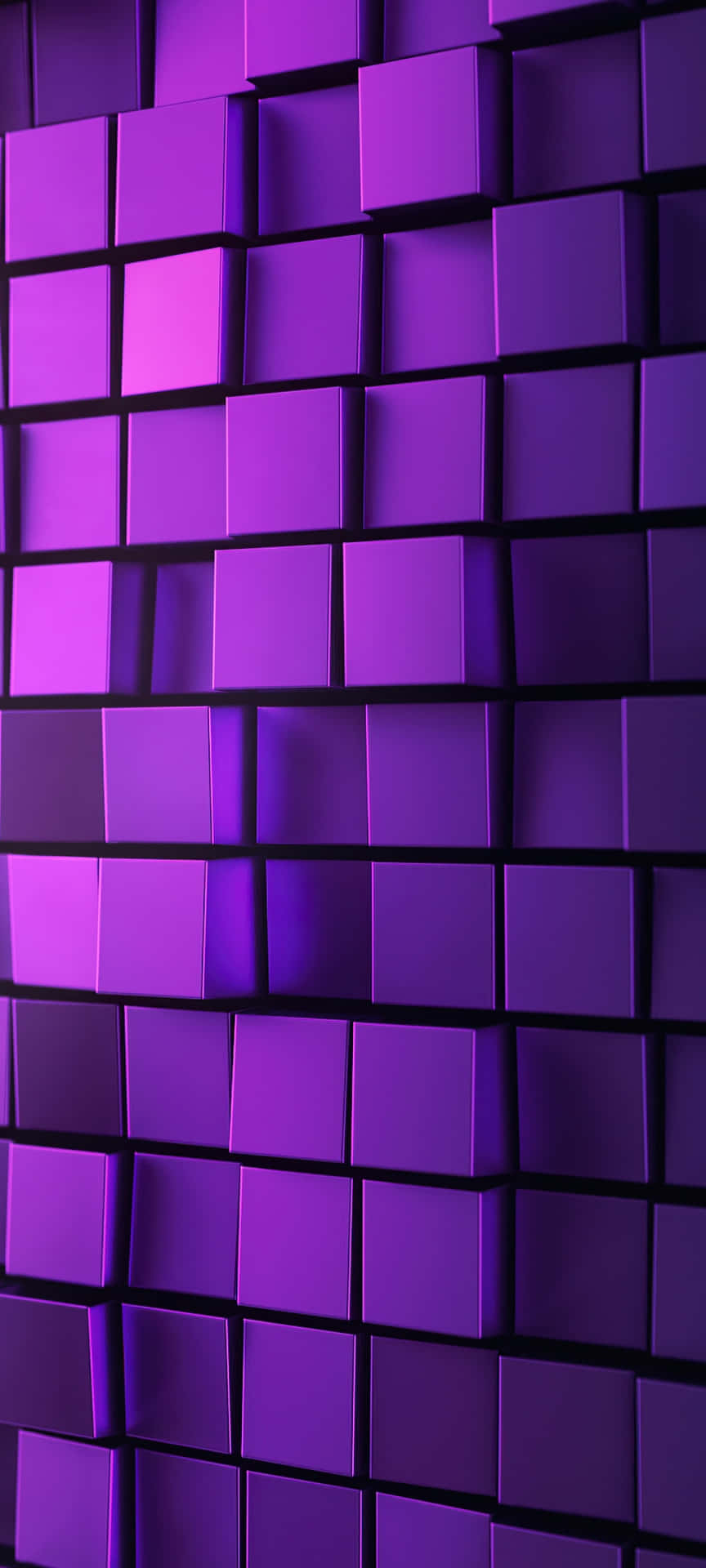 Super Cool 3d Purple Square Blocks