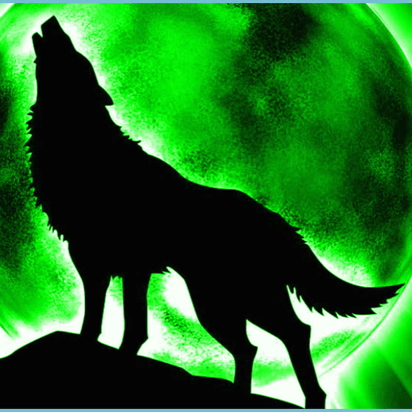 Super Cool Wolf Silhouette