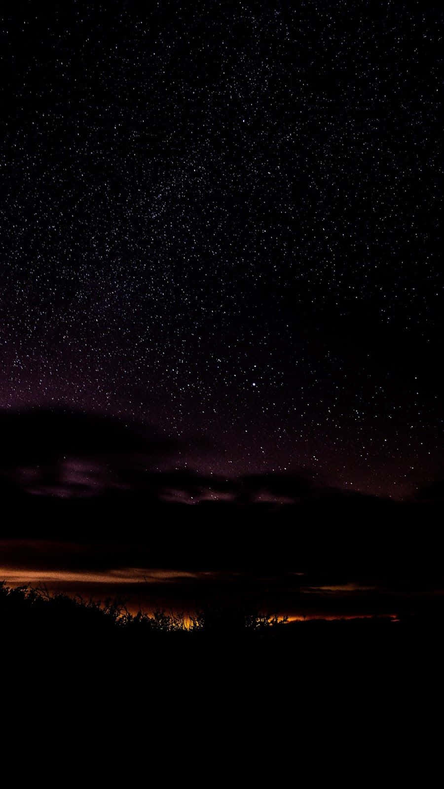 Super Dark Starry Night Sky Background
