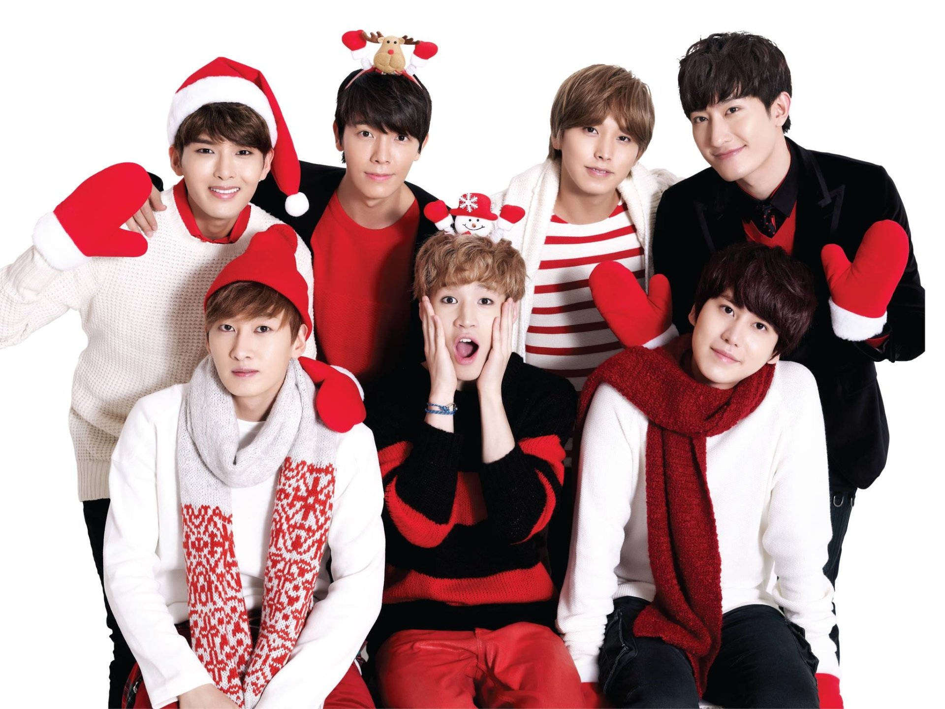 Super Junior Christmas Photoshoot