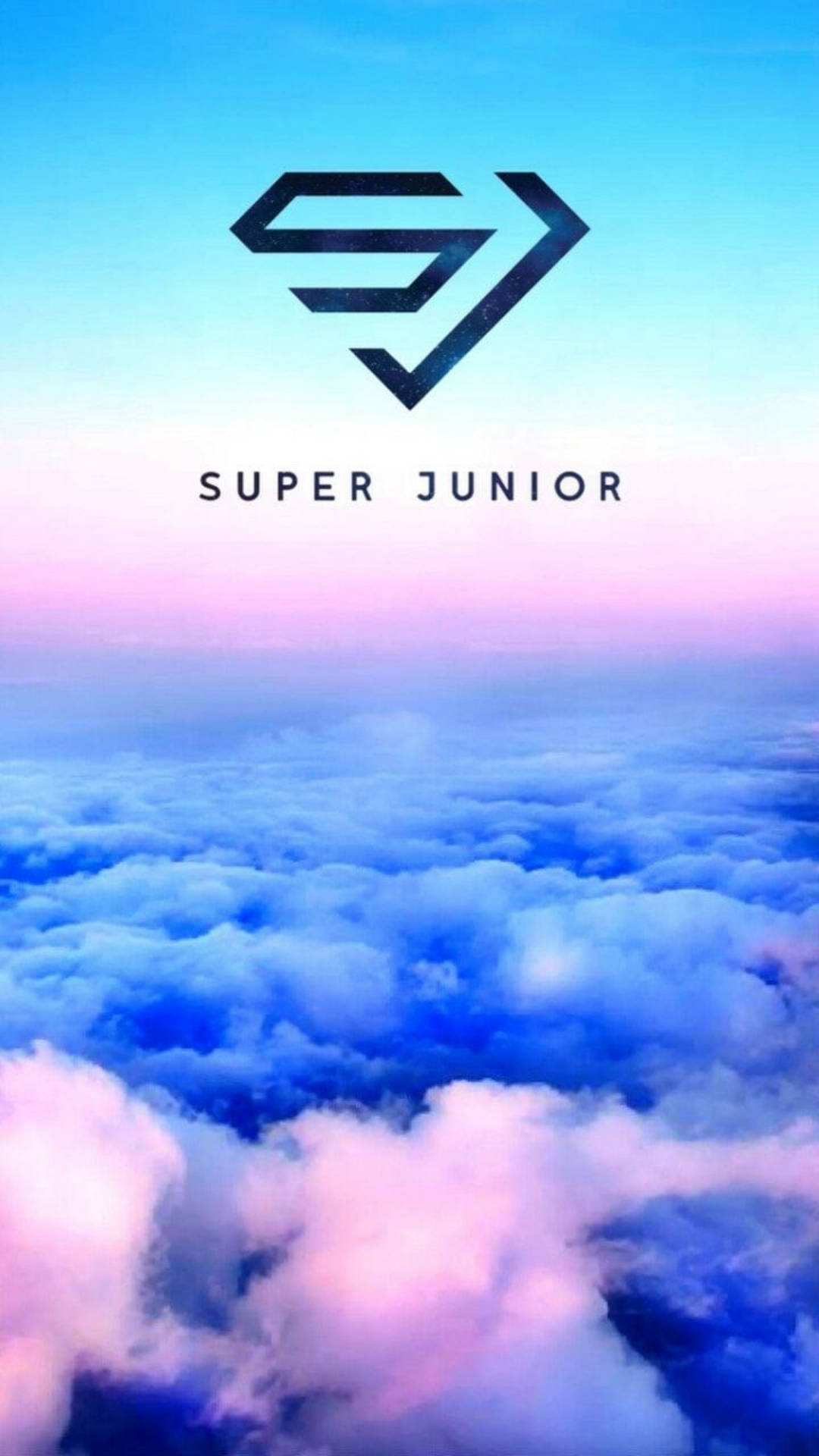 Super Junior Clouds Logo Background