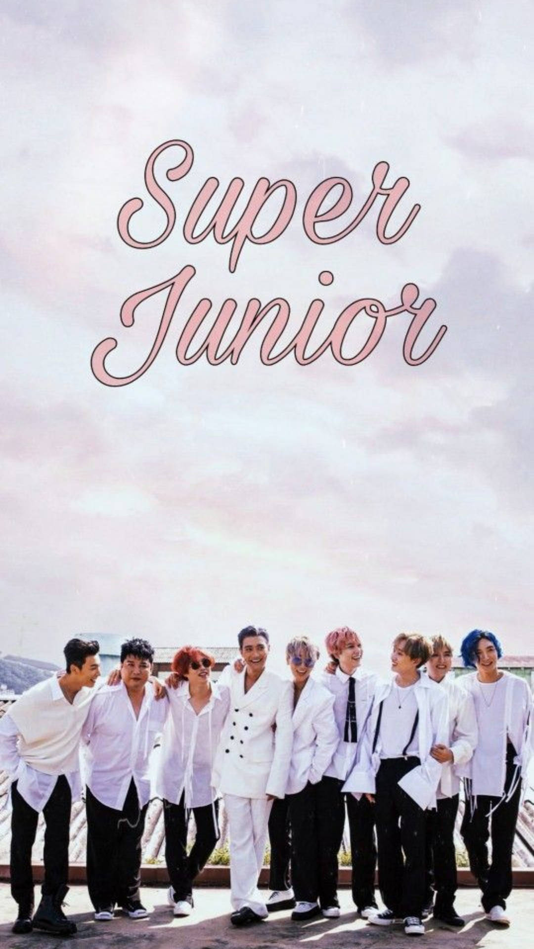 Super Junior Portrait Photo Background