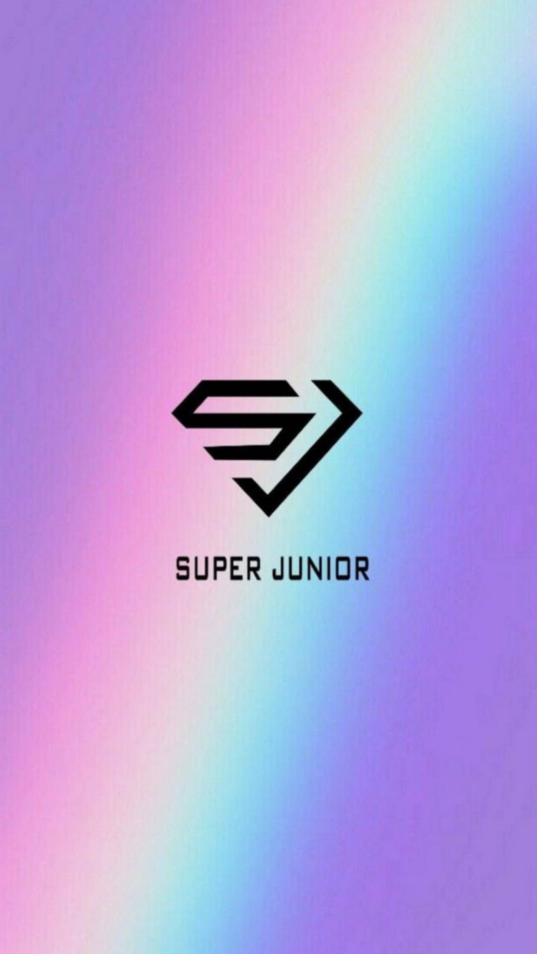 Super Junior Rainbow Logo Background