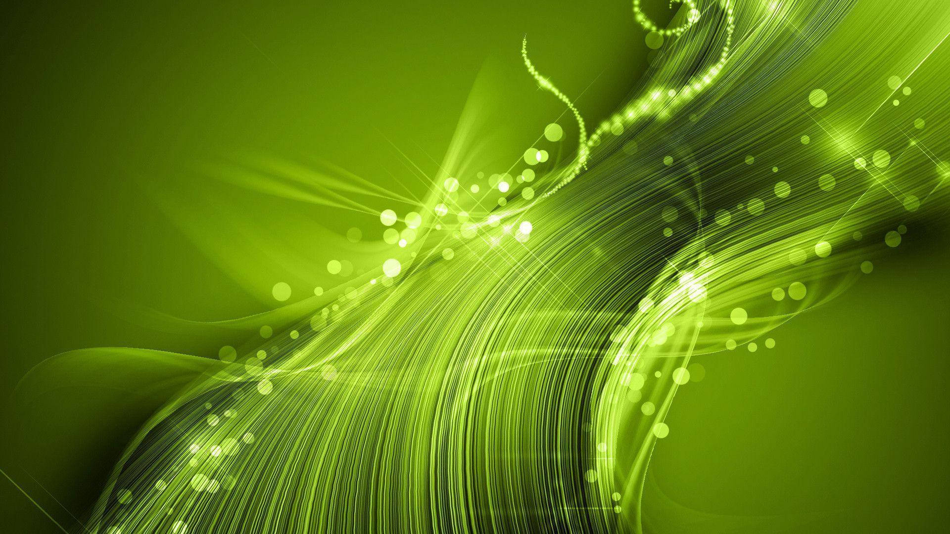 Super Light Green Bokeh Abstract Background