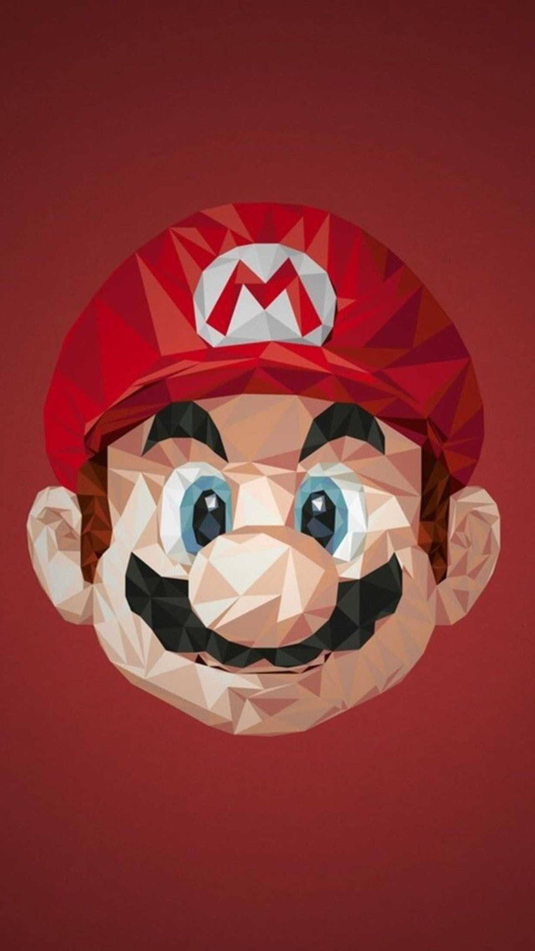 Super Mario Nintendo Character Polygon Art