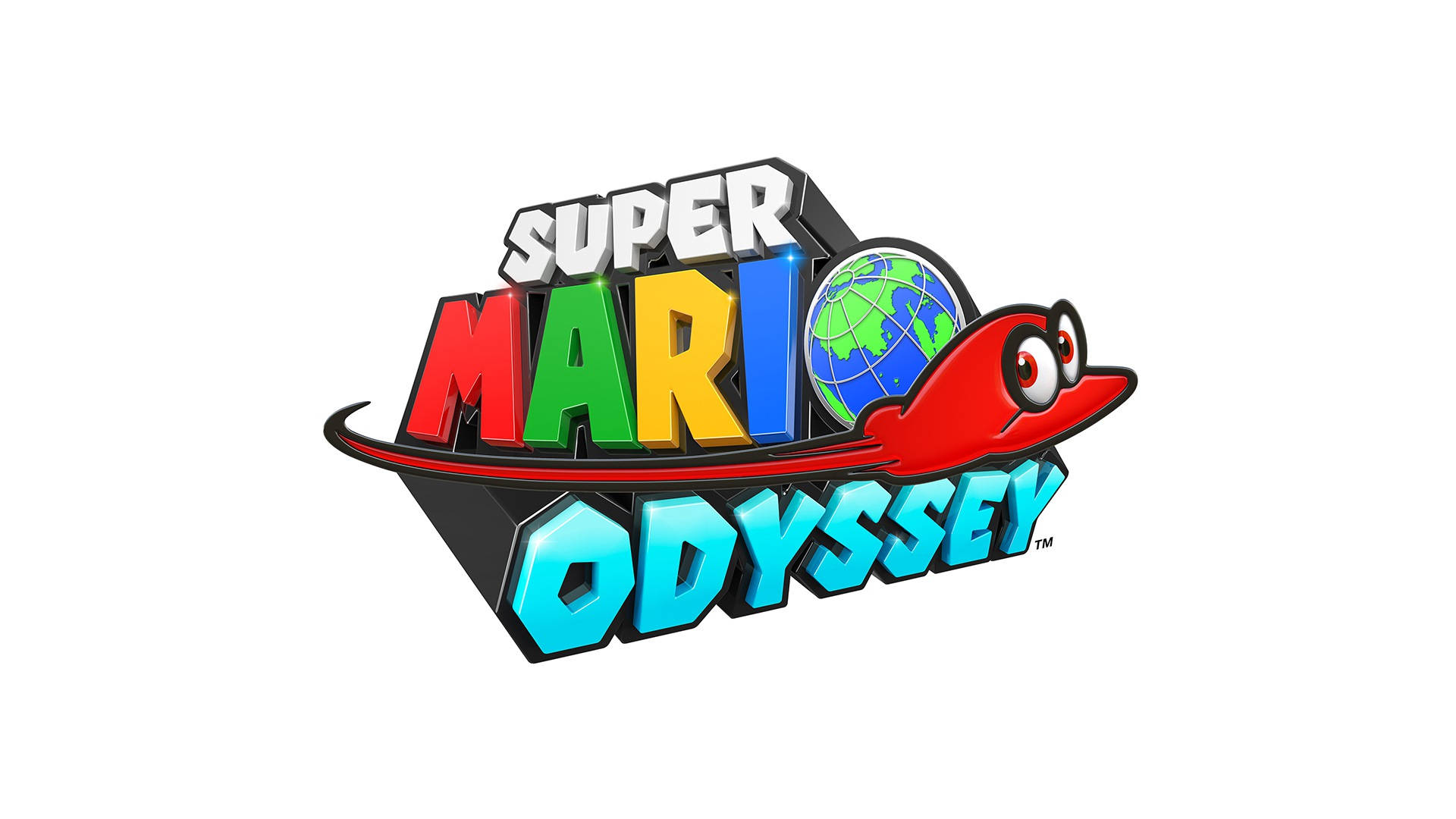 Super Mario Odyssey Logo Background
