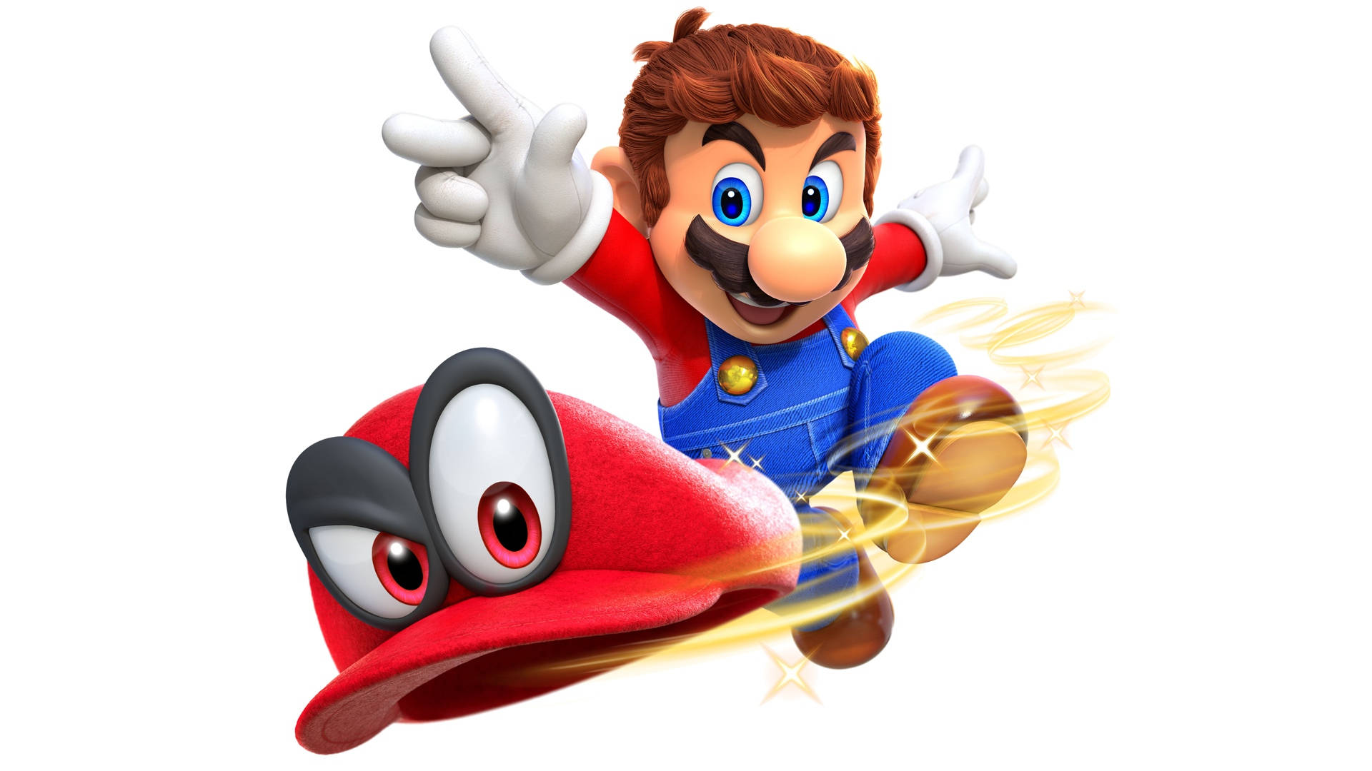Super Mario Odyssey Mario And Cappy Background