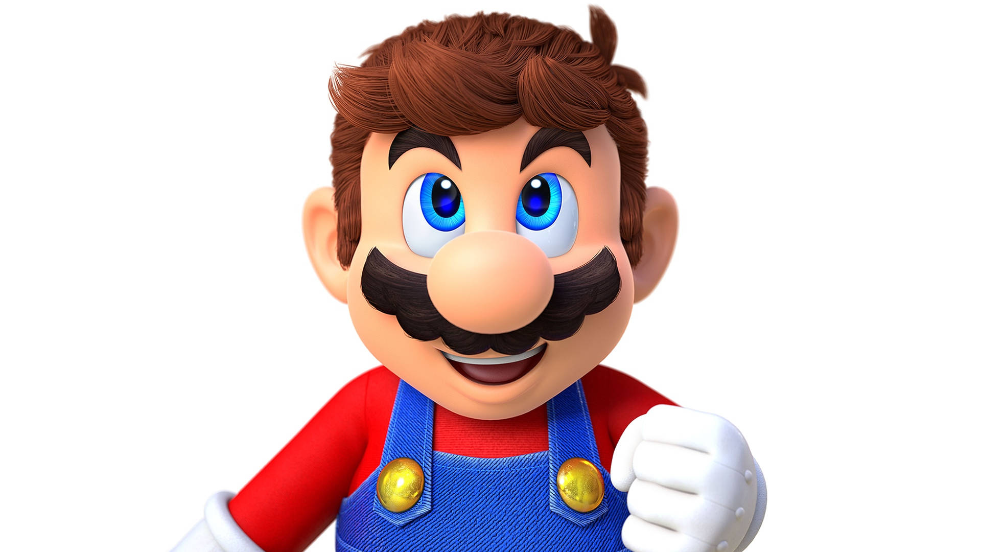 Super Mario Odyssey Mario Happy Face Background