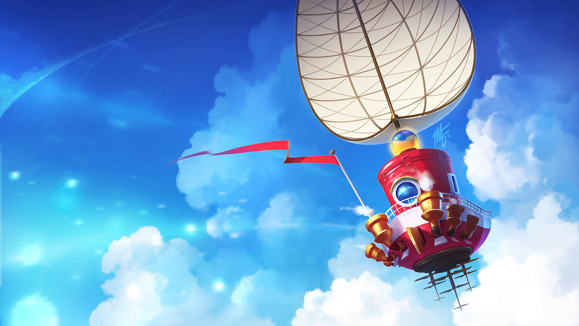 Super Mario Odyssey Odyssey Flying Background