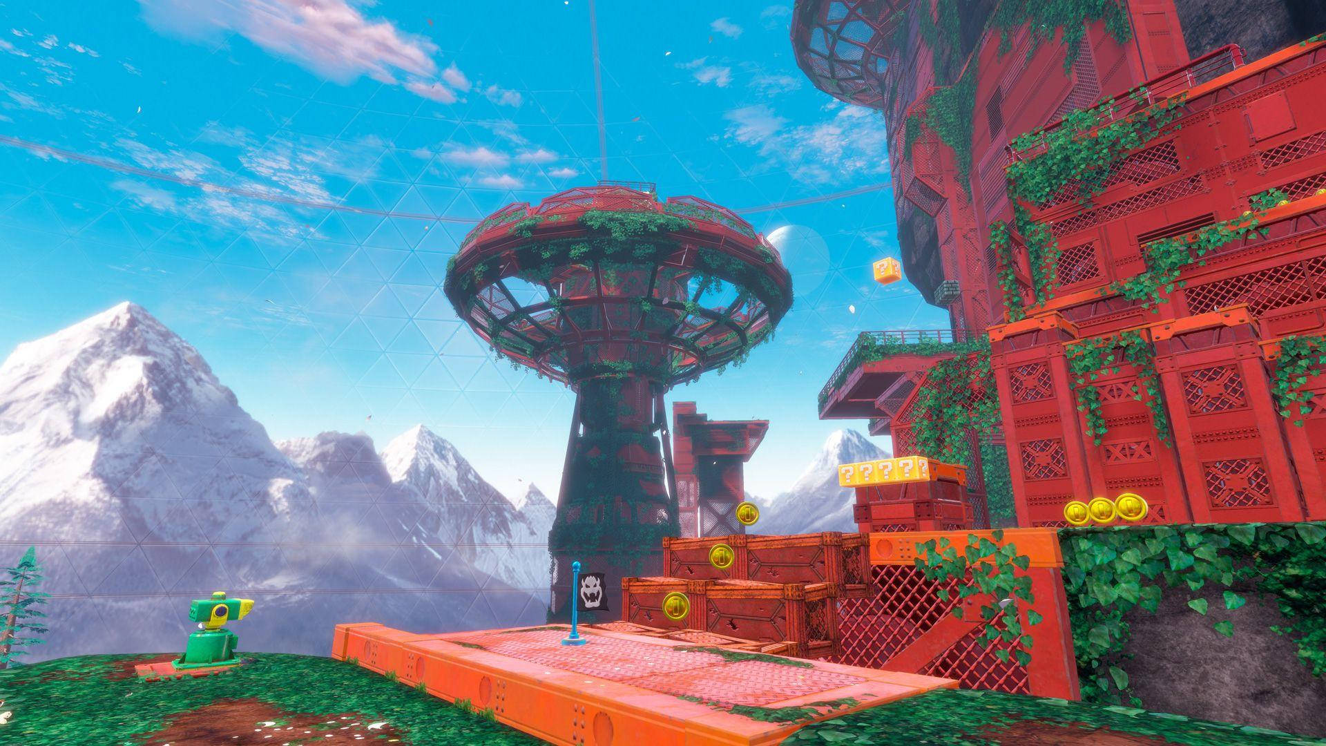 Super Mario Odyssey Wooded Kingdom Background