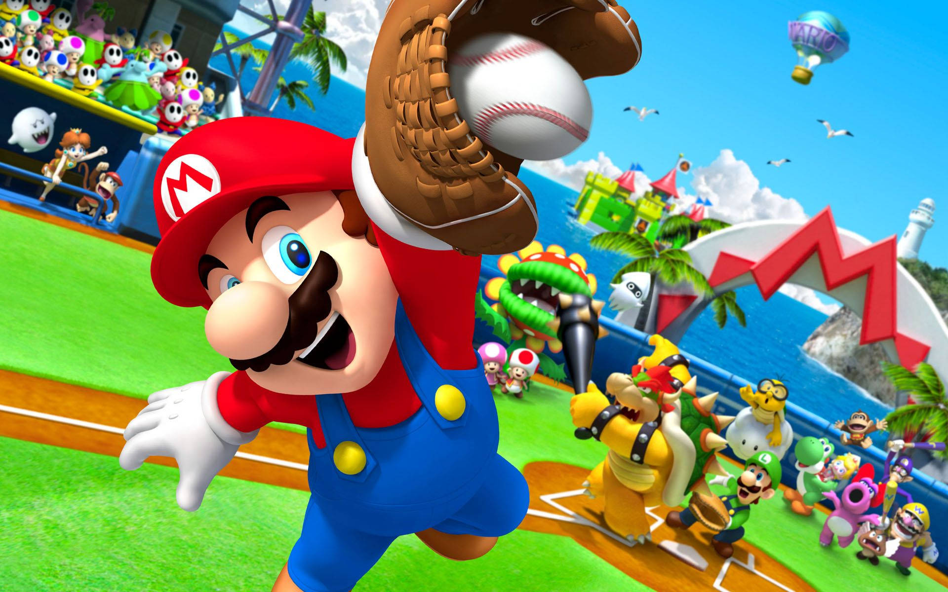 Super Mario Sluggers Background