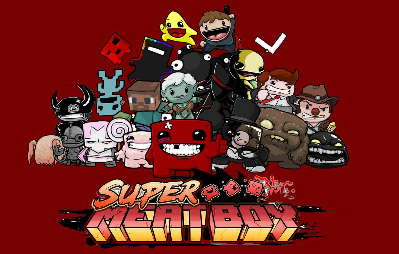 Super Meat Boy Team Meat Background