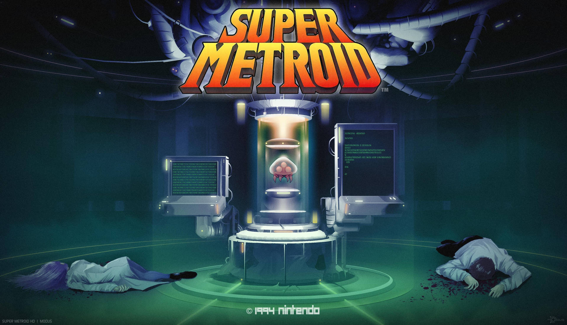 Super Metroid Fallen Scientists Background
