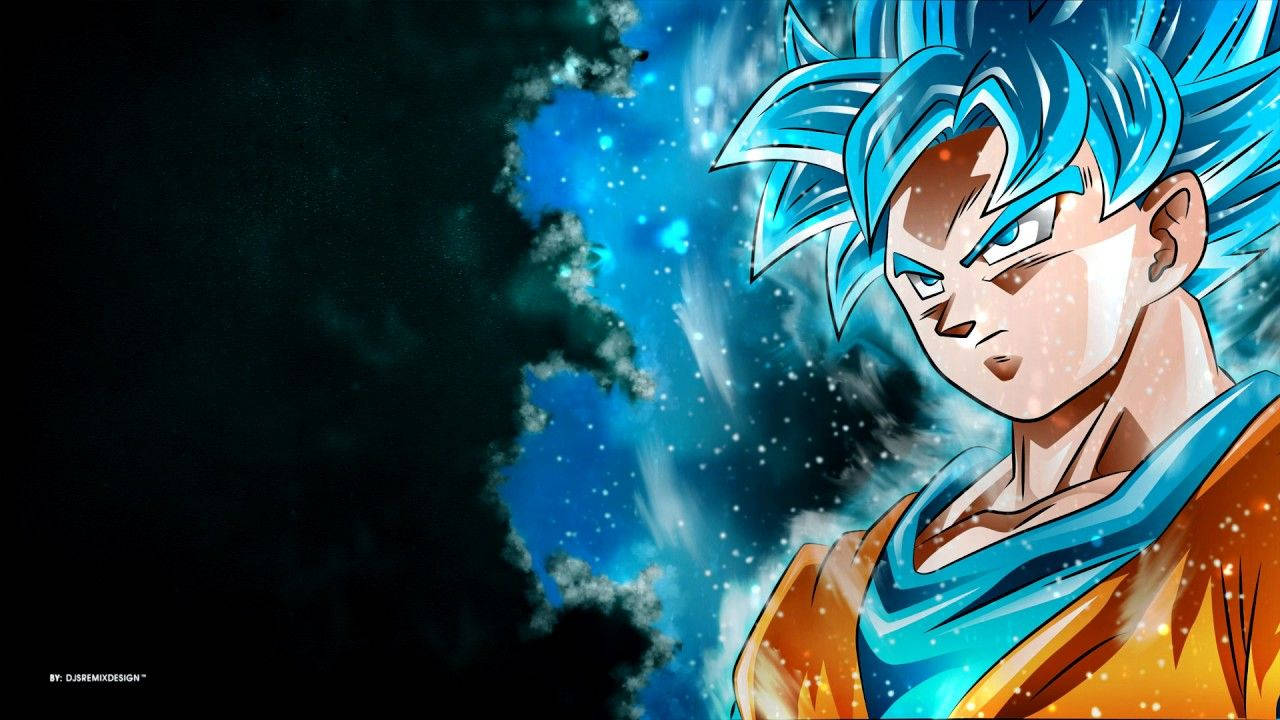 Super Saiyan Blue Goku Background