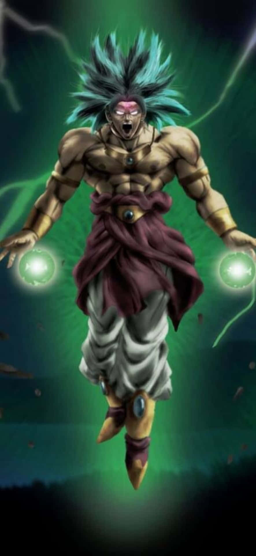 Super Saiyan Broly In 4k Background