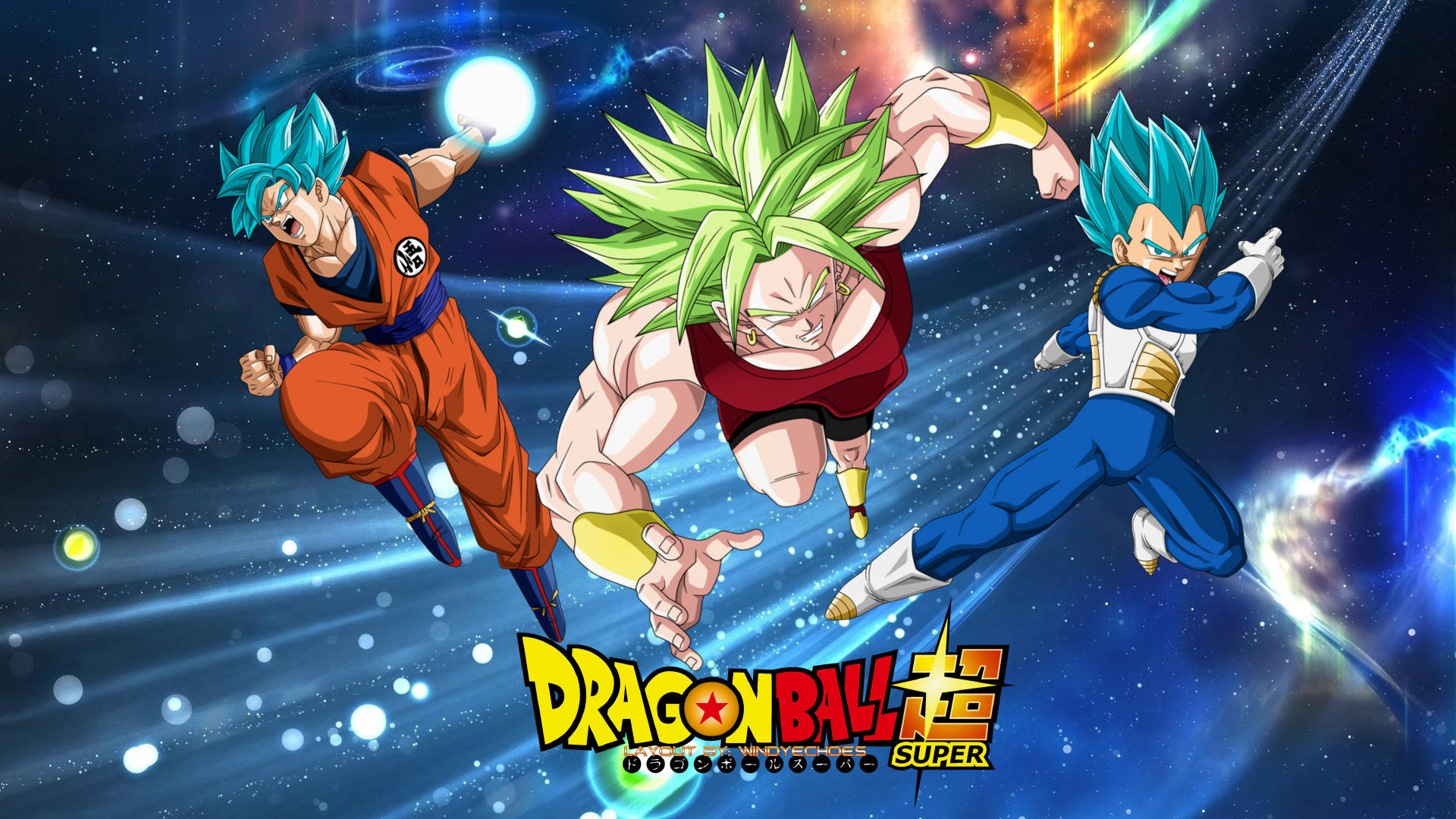 Super Saiyan Dragon Ball Super Broly Poster Background