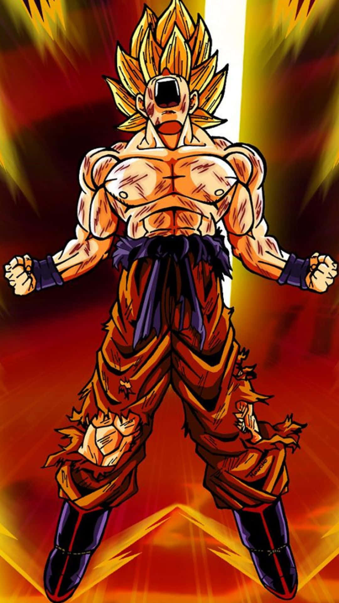 Super Saiyan Goku Dragon Ball Super Iphone Background