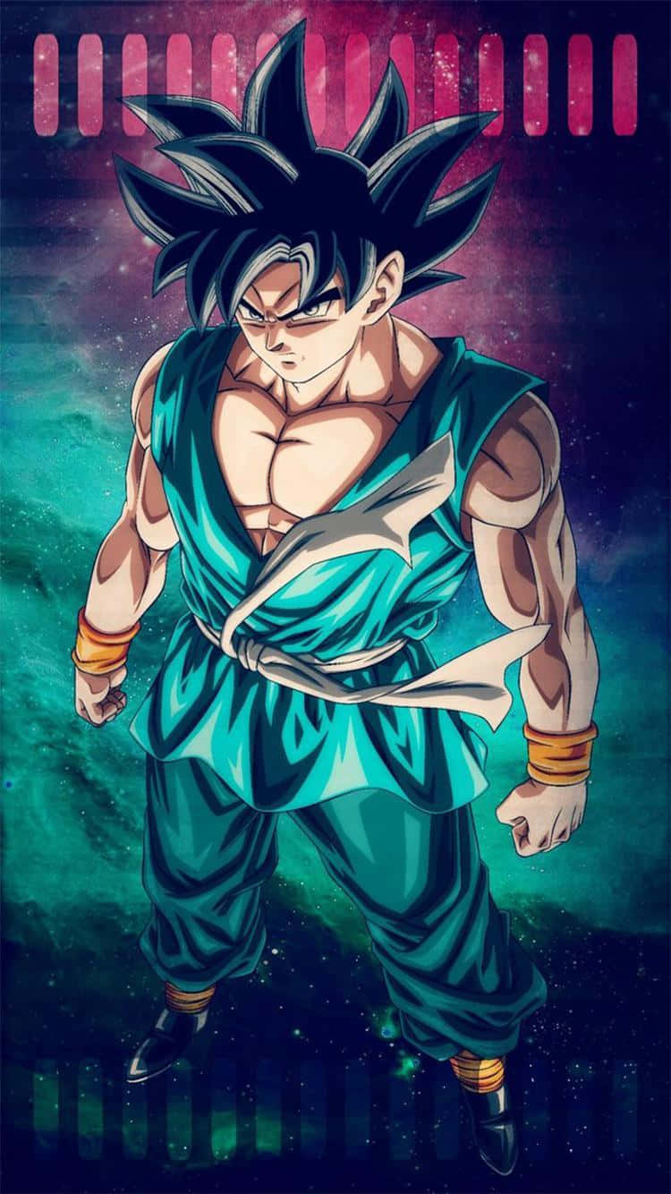 Super Saiyan Goku Power Stance Background