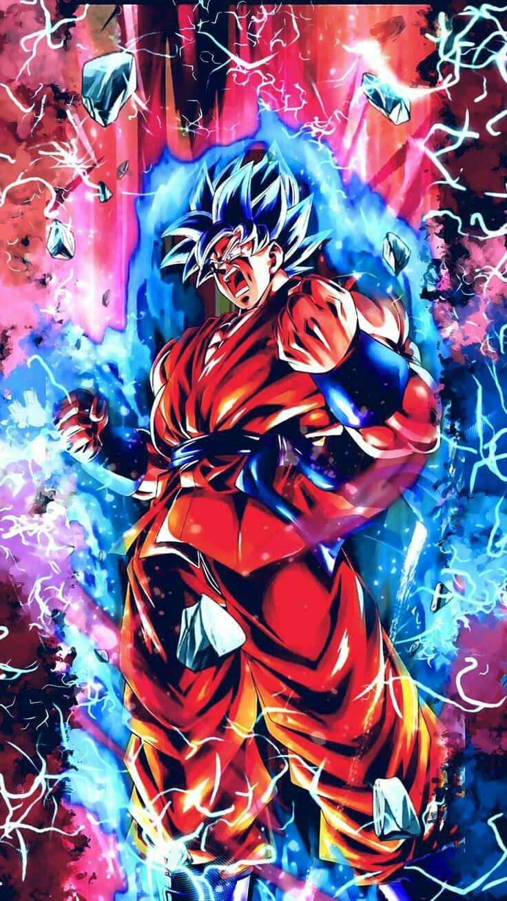 Super Saiyan Goku Power Up Background