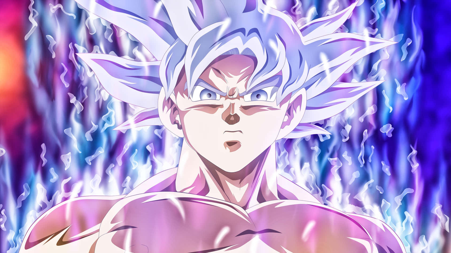 Super Saiyan Goku Power Up Background