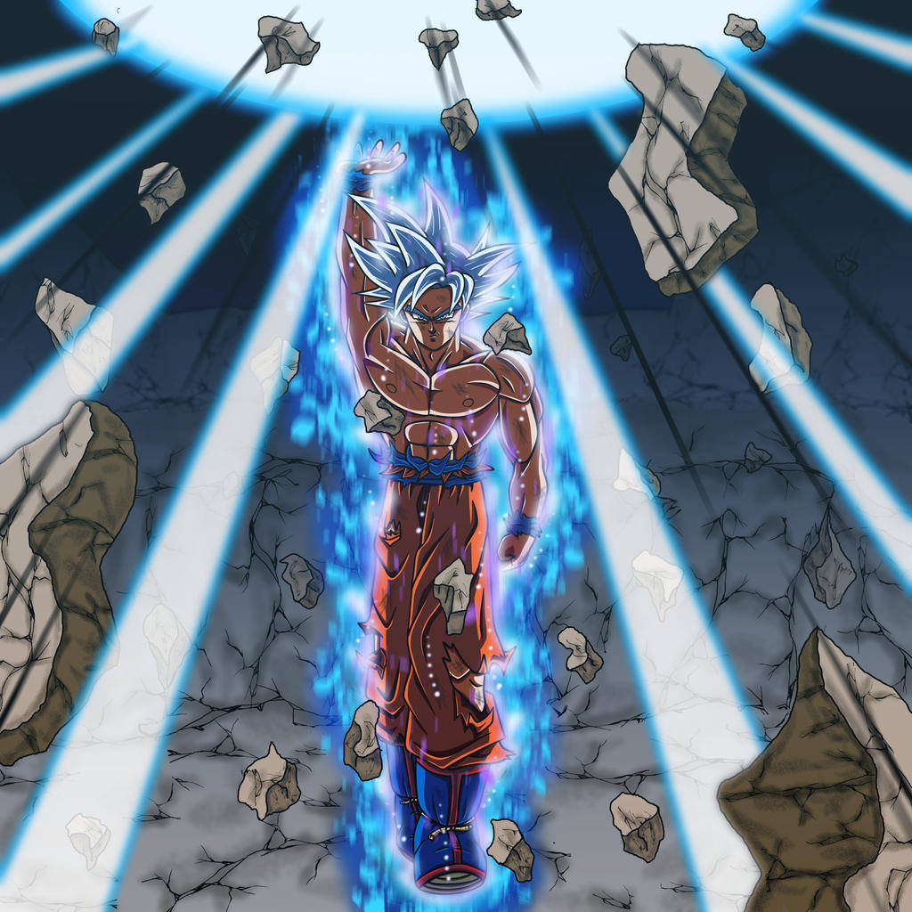 Super Saiyan Goku Spirit Bomb Background
