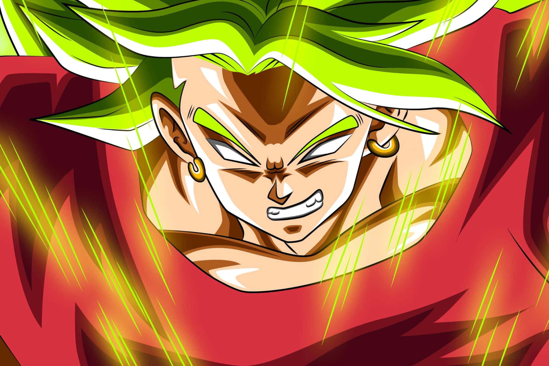 Super Saiyan Kefla Power Up Background