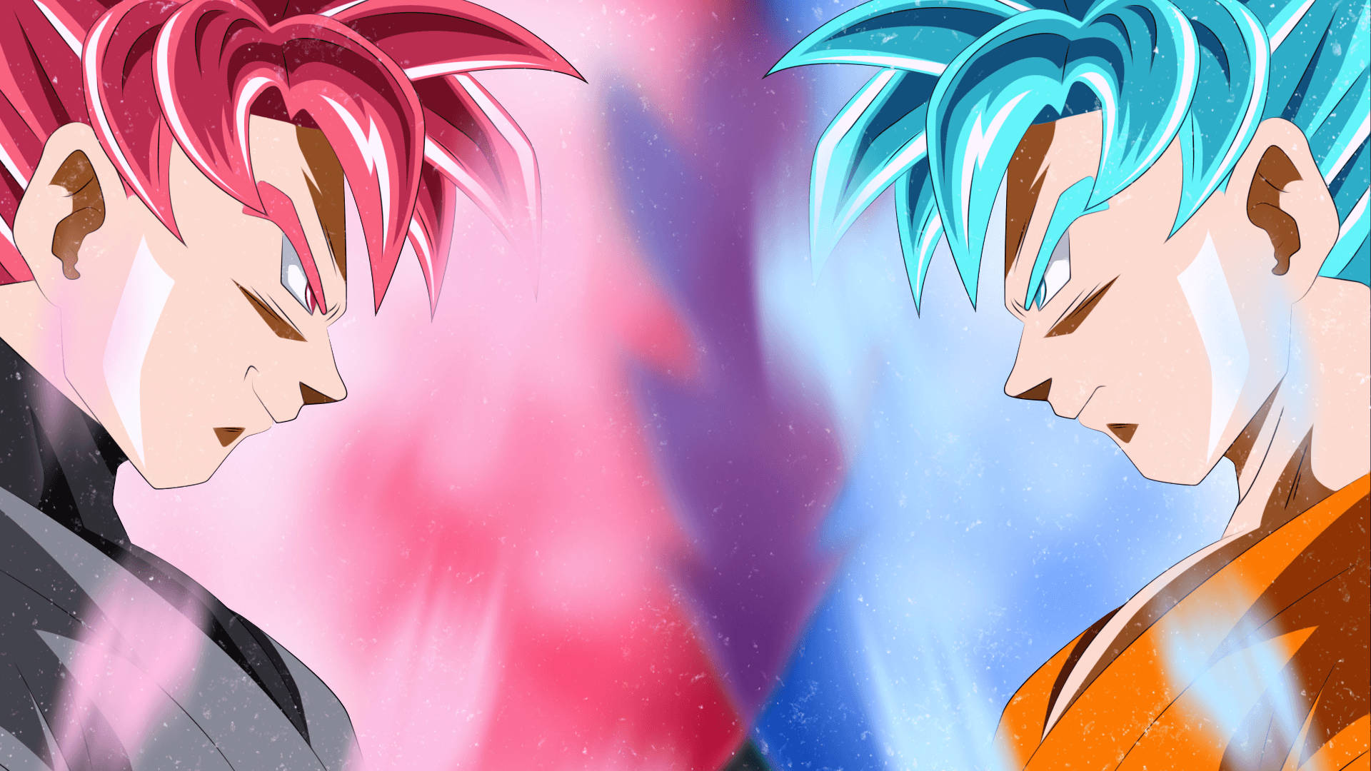 Super Saiyan Rose And Blue Goku Background