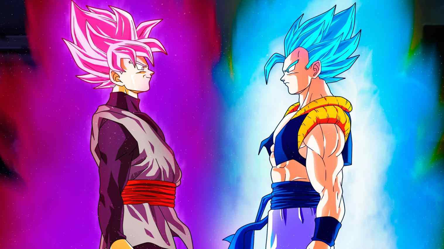 Super Saiyan Rose Goku And Gogeta Background