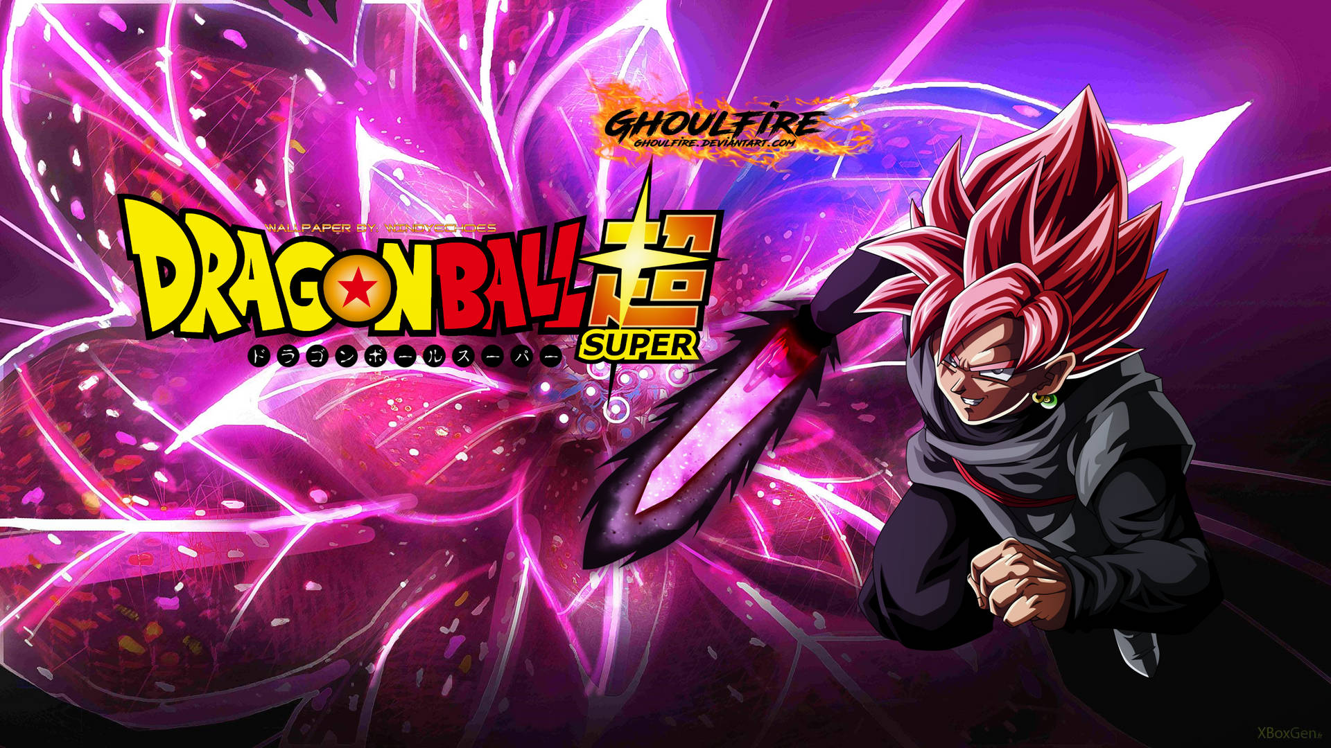 Super Saiyan Rose Goku Anime Cover Background