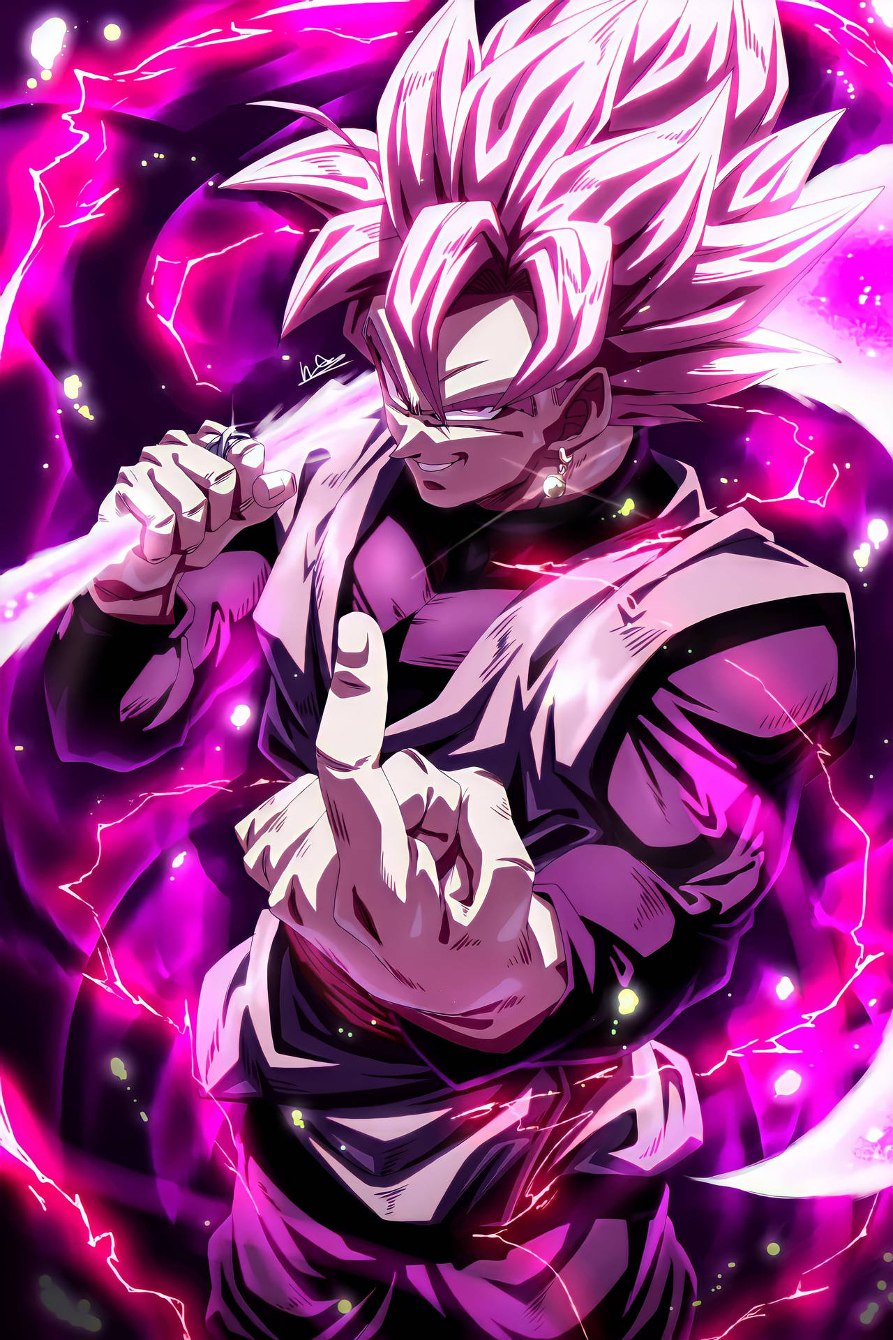 Super Saiyan Rosé Goku Dbz 4k Background