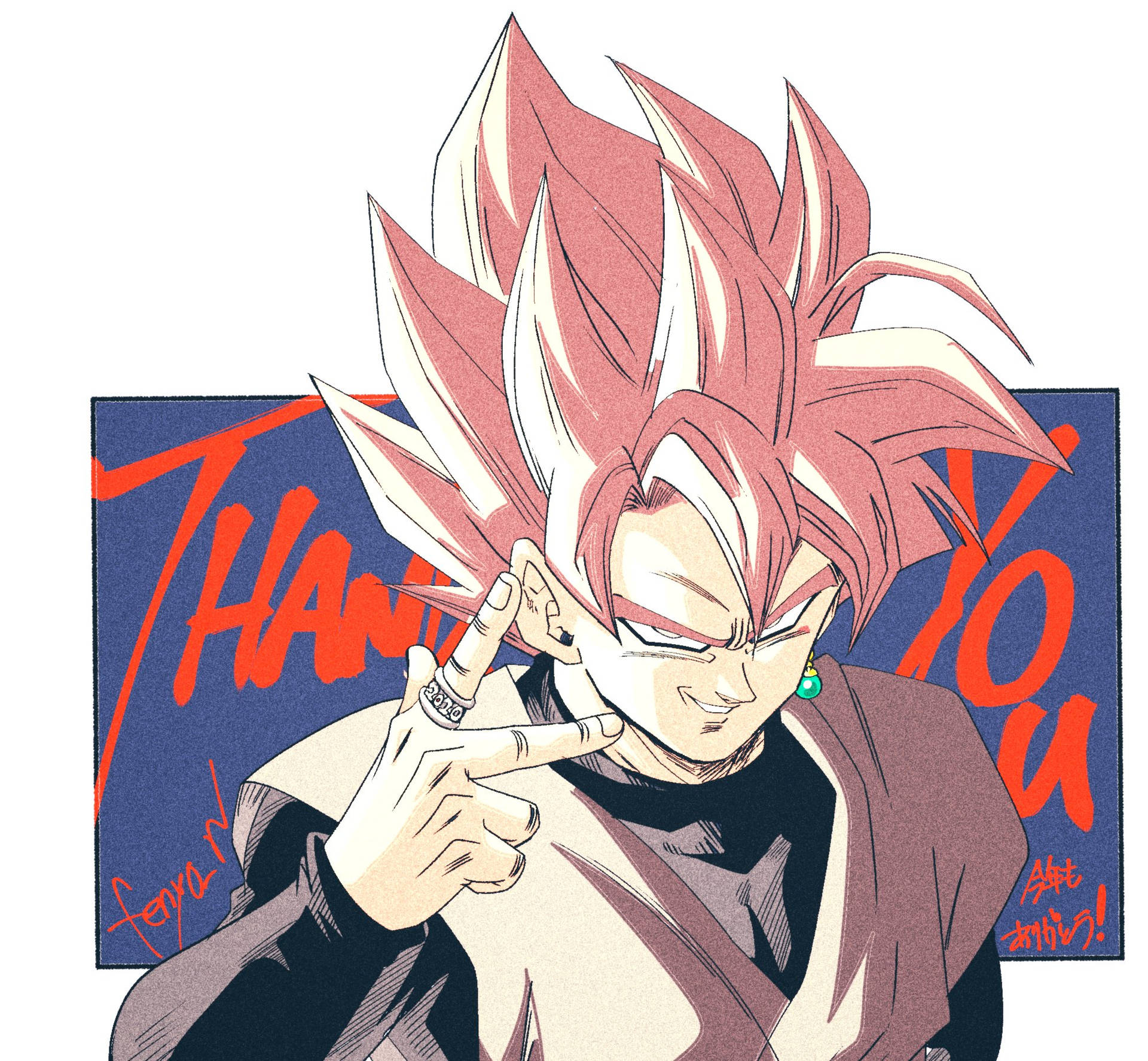 Super Saiyan Rose Goku Fanart Anime