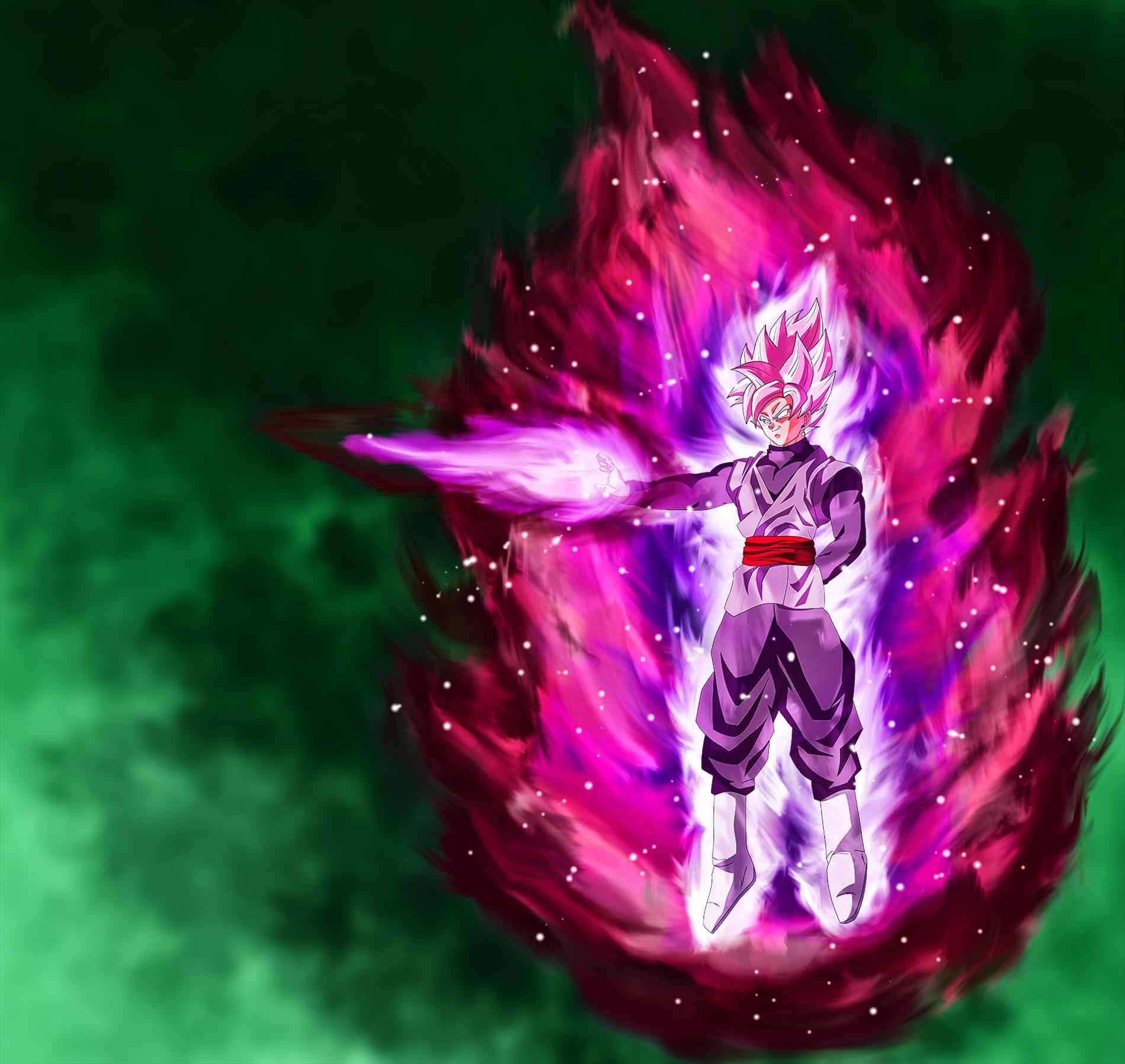 Super Saiyan Rose Goku In Green