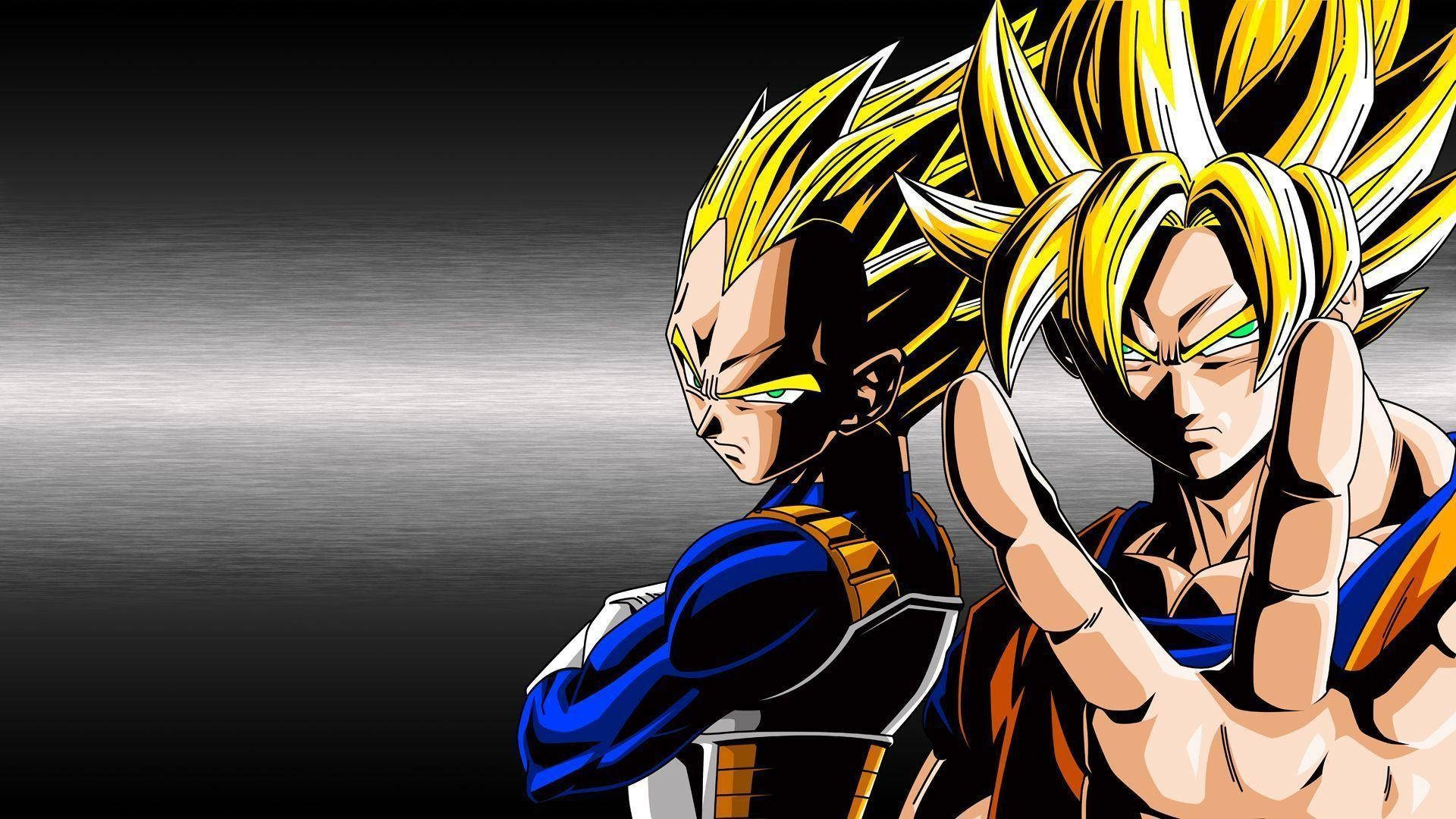 Super Saiyan Vegeta And Goku Background