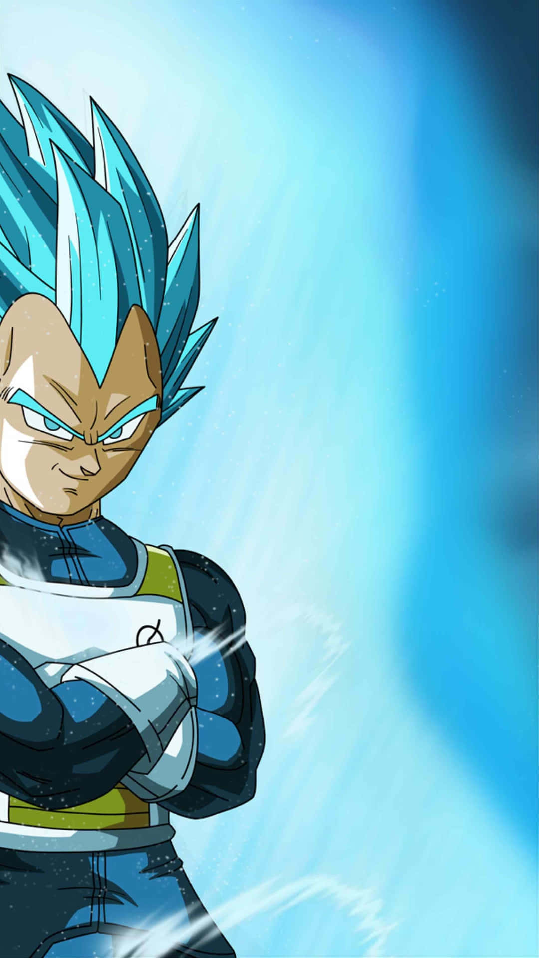 Super Saiyan Vegeta On A Mission - Powered By Saiyan Determination. Background