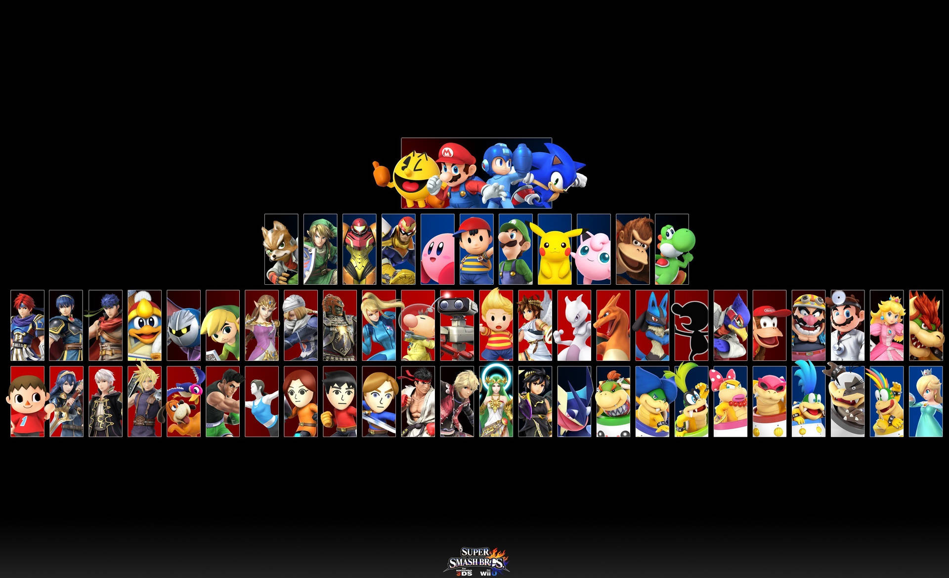 Super Smash Bros Characters Card