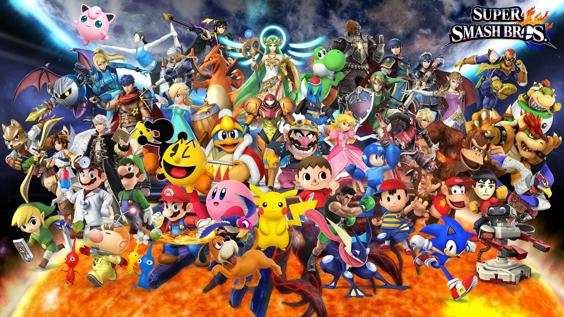 Super Smash Bros Game Club Background