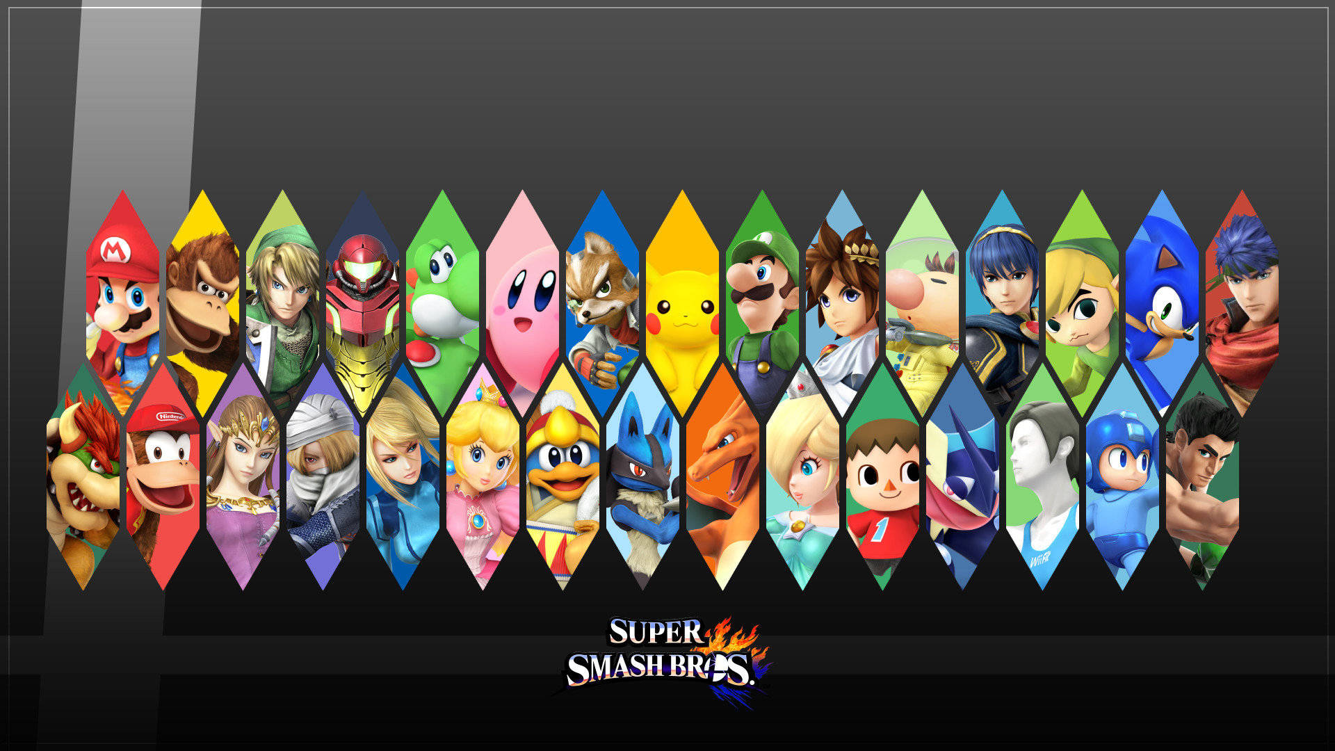 Super Smash Bros Icon Background