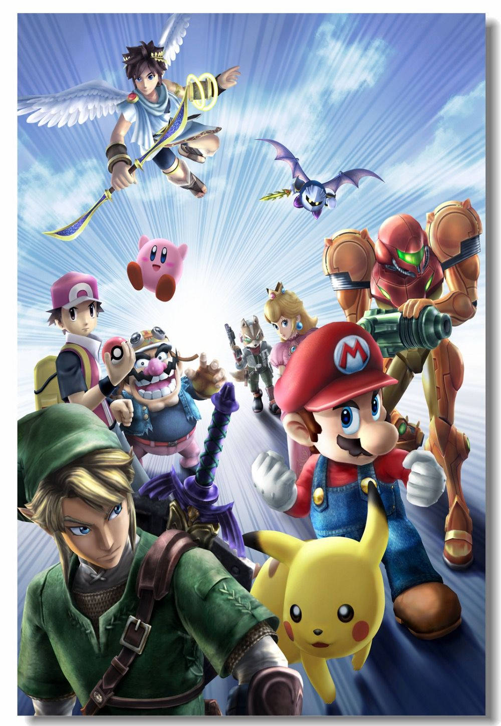 Super Smash Bros Poster Background