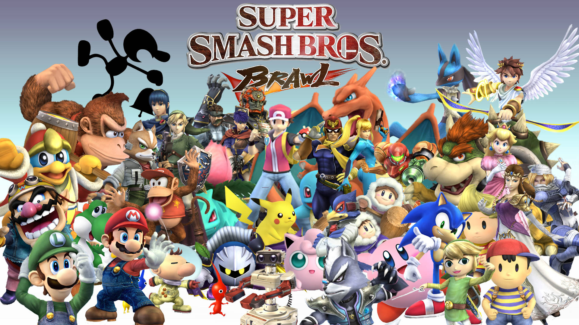Super Smash Bros Realistic Art Background