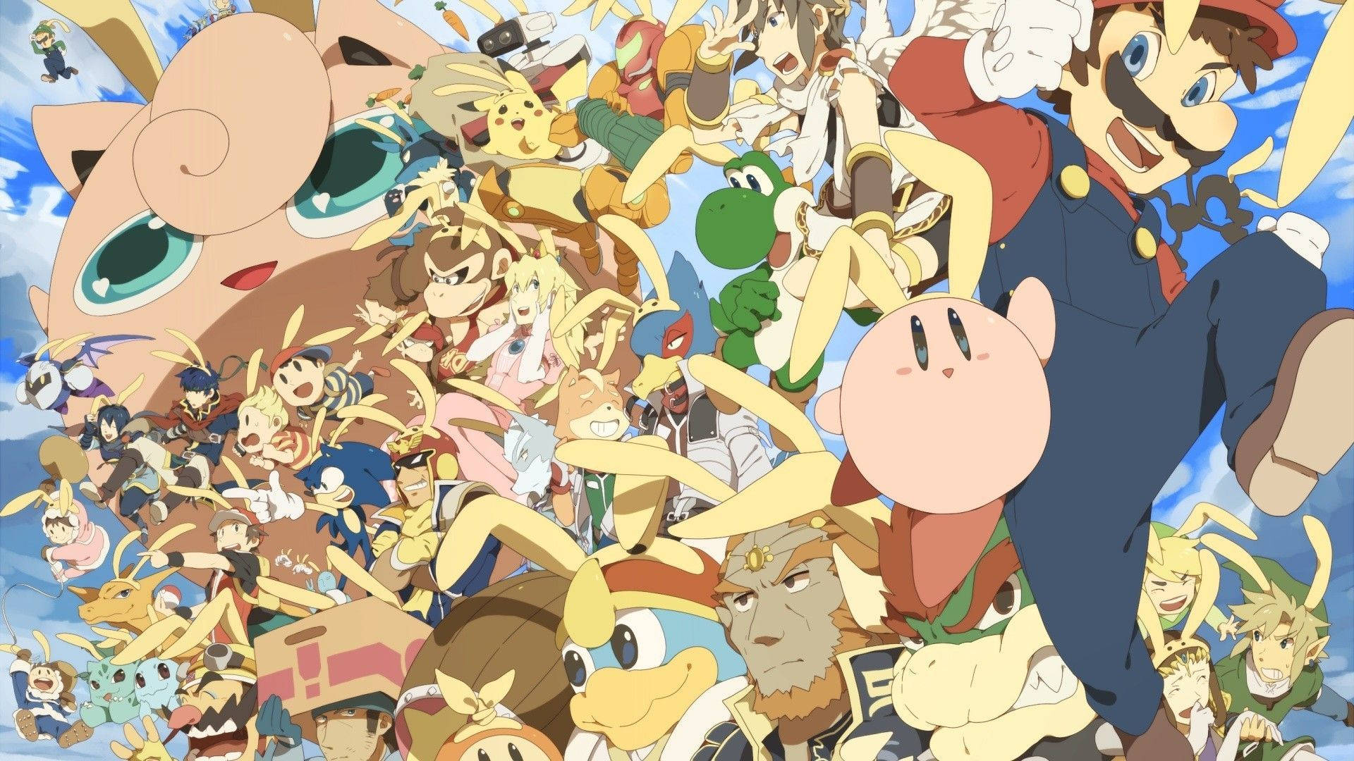 Super Smash Bros Ultimate Anime Heroes Background
