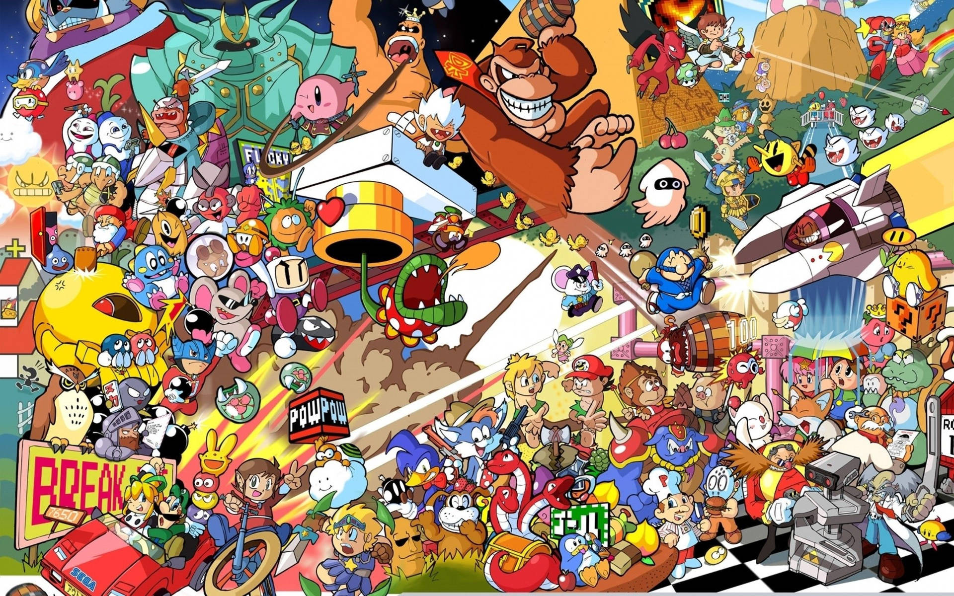 Super Smash Bros Ultimate Cute Arcade Background