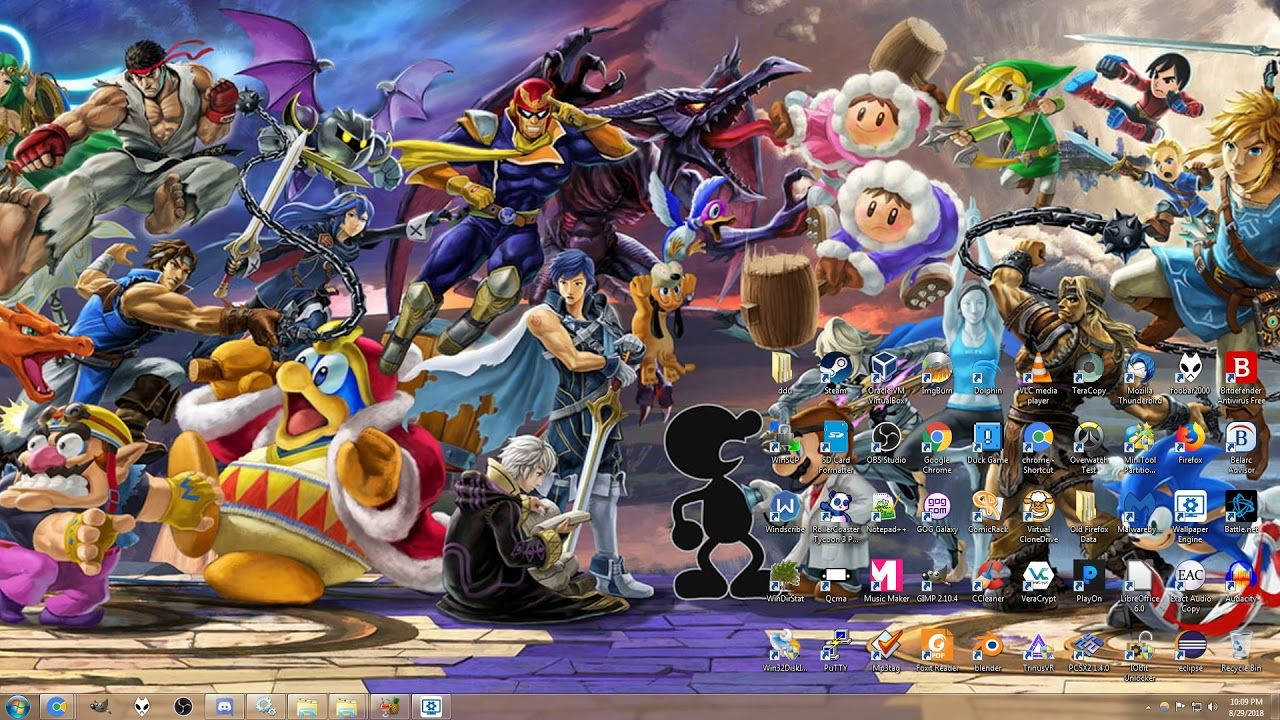 Super Smash Bros Ultimate Desktop View Background