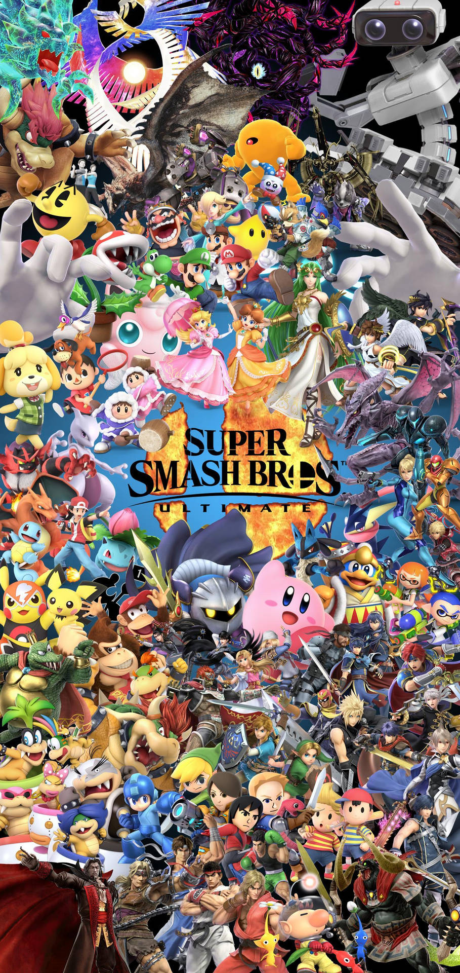 Super Smash Bros Ultimate Hero Crowd Background