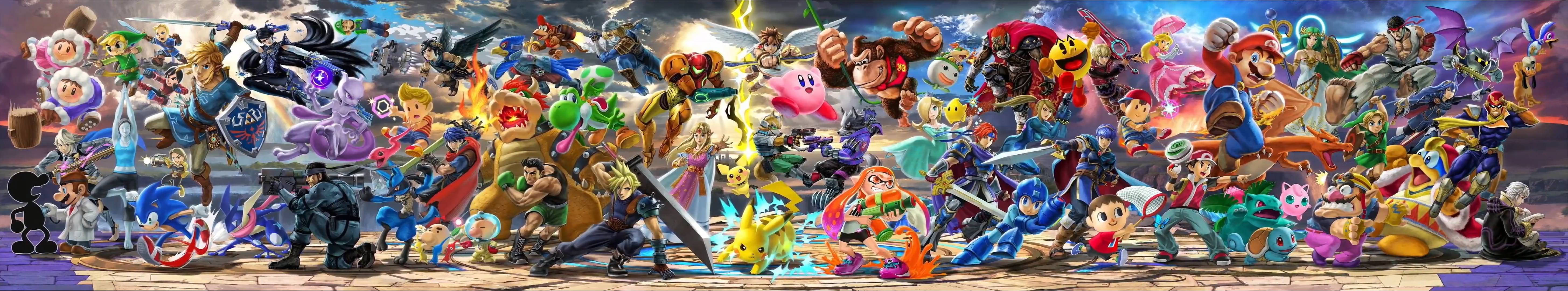 Super Smash Bros Ultimate Heroes Panorama Background