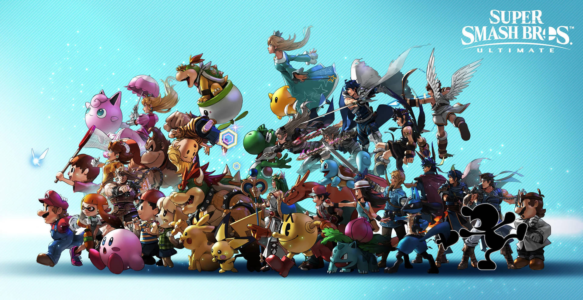 Super Smash Bros Ultimate Heroes Walking Background