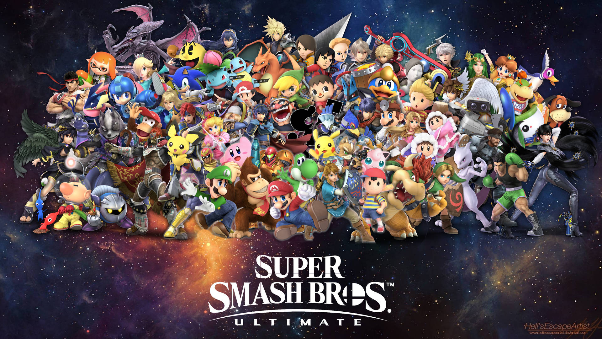 Super Smash Bros Ultimate Universe Background