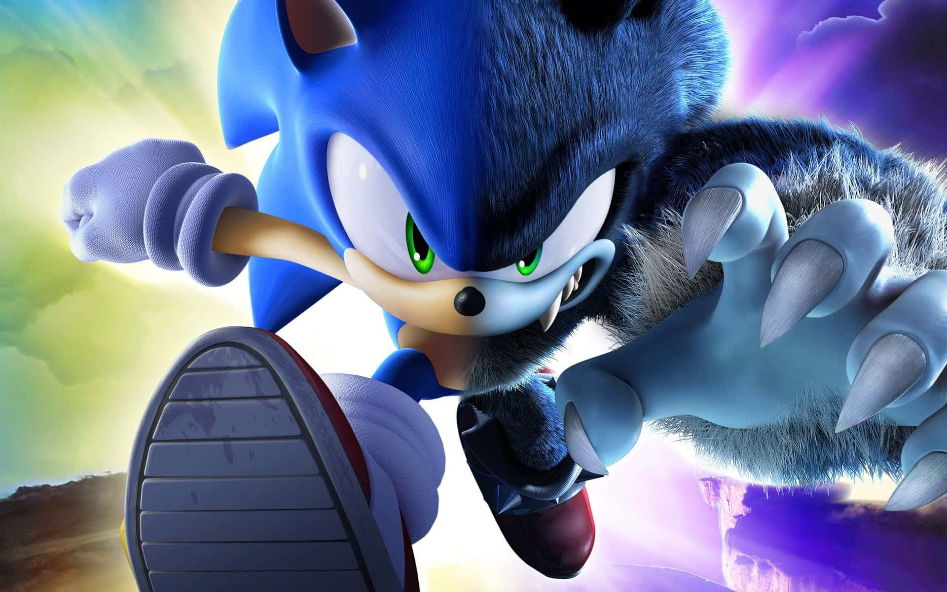 Super Sonic 4k Background